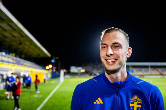 Gustaf Nilsson of the Swedish men's national football team