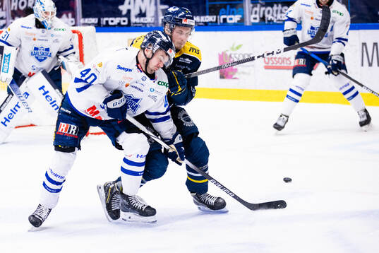 Karlskogas Kalle Jellvert och Södertäljes William Wiå