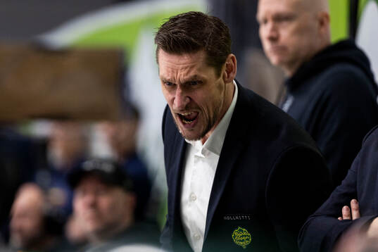Björklövens huvudtränare Viktor Stråhle