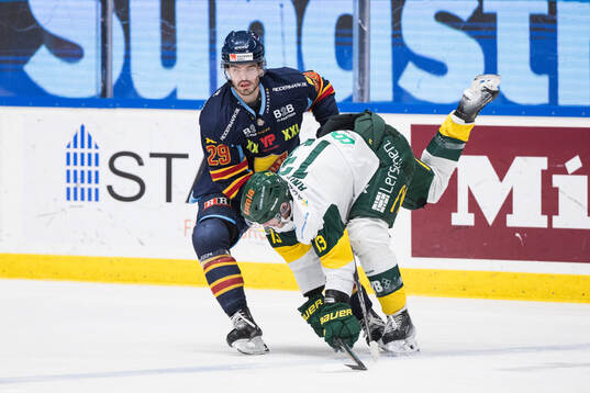 Djurgårdens Axel Andersson och Björklövens Fredric