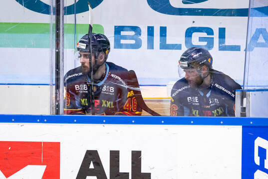 Djurgårdens Albin Grewe och Linus Klasen i utvisnings