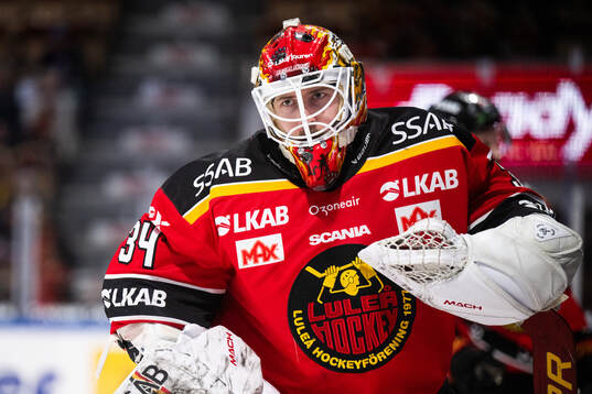 Luleås målvakt Joel Lassinantti