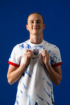 Caroline Graham Hansen of the Norwegian national football