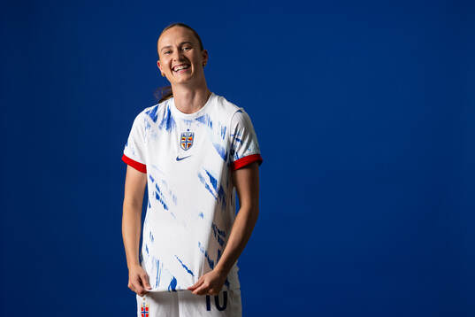 Caroline Graham Hansen of the Norwegian national football