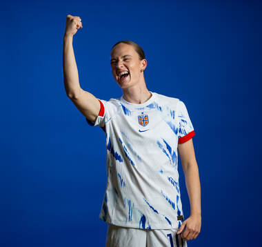 Caroline Graham Hansen of the Norwegian national football