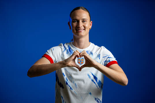 Caroline Graham Hansen of the Norwegian national football