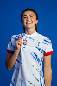Ingrid Syrstad Engen of the Norwegian national football