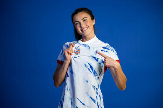 Ingrid Syrstad Engen of the Norwegian national football