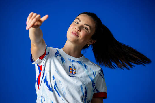 Ingrid Syrstad Engen of the Norwegian national football