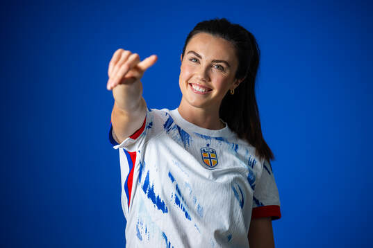 Ingrid Syrstad Engen of the Norwegian national football