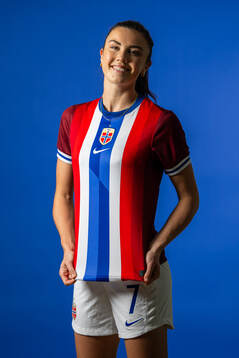 Ingrid Syrstad Engen of the Norwegian national football