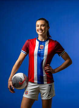 Ingrid Syrstad Engen of the Norwegian national football