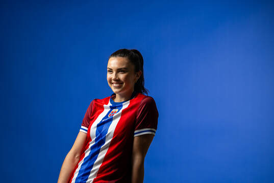 Ingrid Syrstad Engen of the Norwegian national football