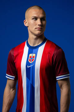 Leo Østigård of the Norwegian national football team