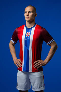 Leo Østigård of the Norwegian national football team