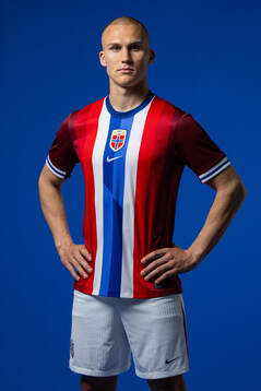 Leo Østigård of the Norwegian national football team