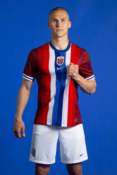 Leo Østigård of the Norwegian national football team