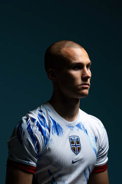 Leo Østigård of the Norwegian national football team