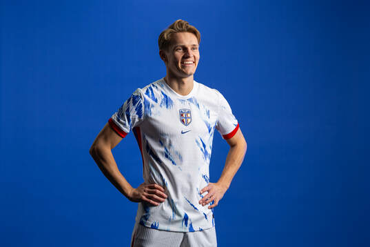 Martin Ødegaard of the Norwegian national football team