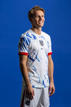 Martin Ødegaard of the Norwegian national football team