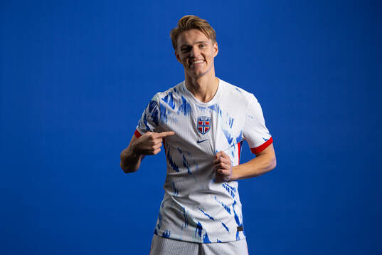 Martin Ødegaard of the Norwegian national football team