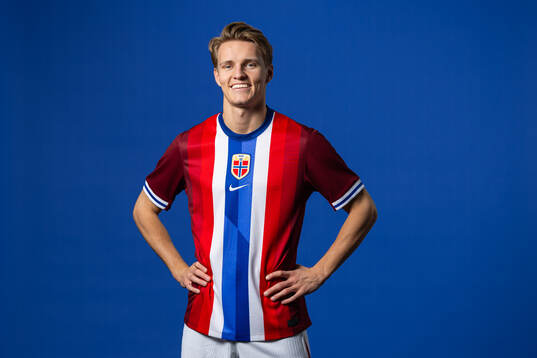 Martin Ødegaard of the Norwegian national football team