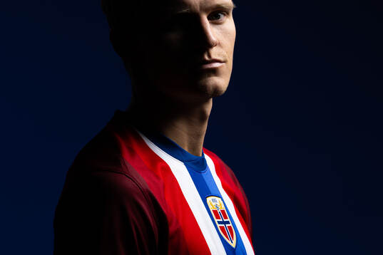 Martin Ødegaard of the Norwegian national football team