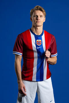 Martin Ødegaard of the Norwegian national football team