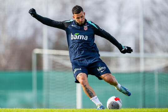 Aron Dønnum of the Norwegian national football team