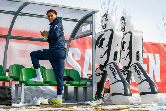 Antonio Nusa of the Norwegian national football team