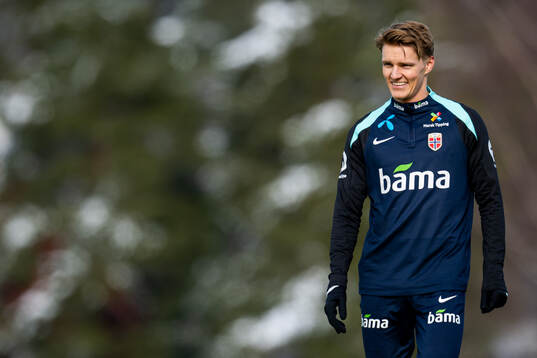 Martin Ødegaard of the Norwegian national football team