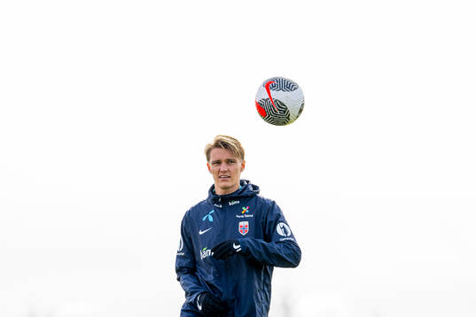 Martin Ødegaard of the Norwegian national football team