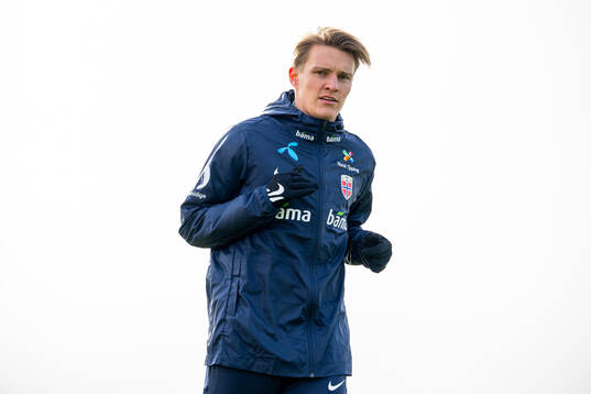 Martin Ødegaard of the Norwegian national football team