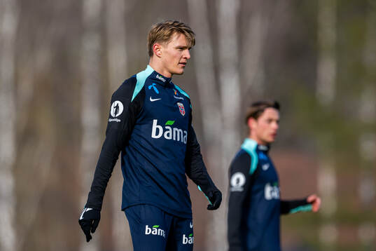 Martin Ødegaard of the Norwegian national football team