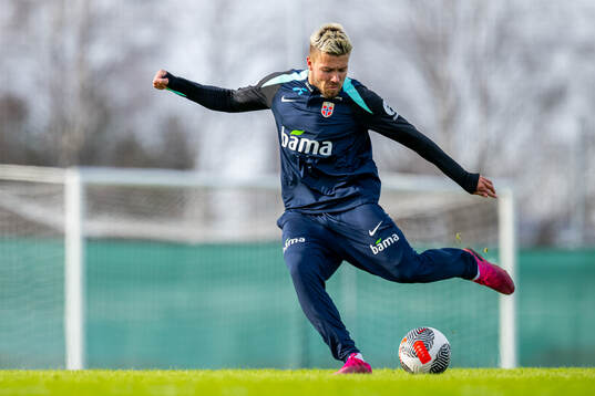Fredrik André Bjørkan of the Norwegian national football