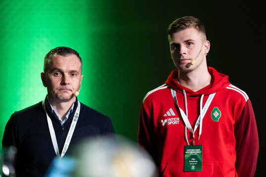 Srdjan Tufegdzic och Filip Schyberg, Skövde AIK