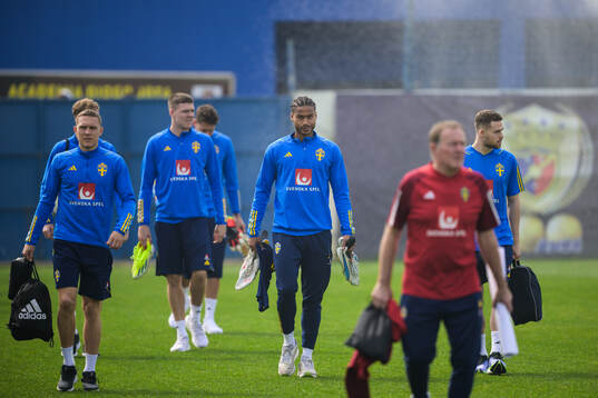 Ludwig Augustinsson, Jens Cajuste and Gabriel Gudmundsson