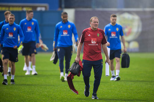 Assistant coach Remy Reijnierse of the Swedish men's