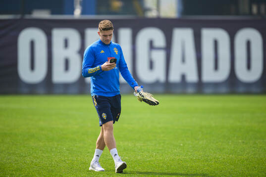 Viktor Gyökeres of the Swedish men's national football team