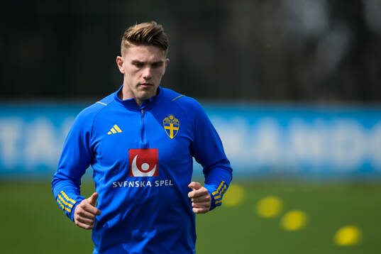 Viktor Gyökeres of the Swedish men's national football team