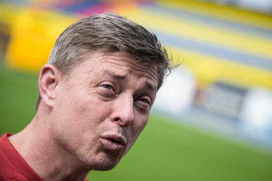 Head coach Jon Dahl Tomasson of the Swedish men's national