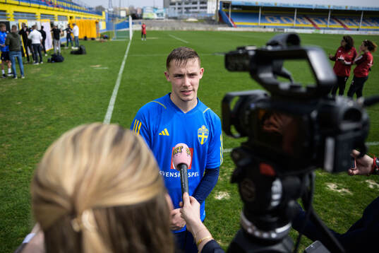 Jacob Ondrejka of the Swedish men's national football team