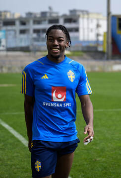 Anthony Elanga of the Swedish men's national football team