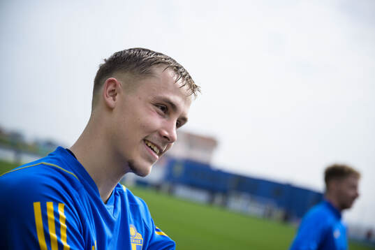 Jacob Ondrejka of the Swedish men's national football team