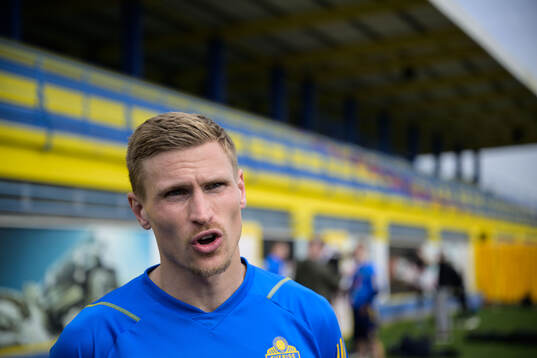 Carl Starfelt of the Swedish men's national football team