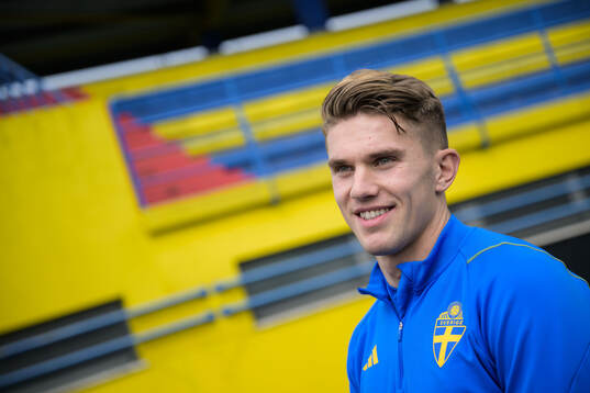 Viktor Gyökeres of the Swedish men's national football team