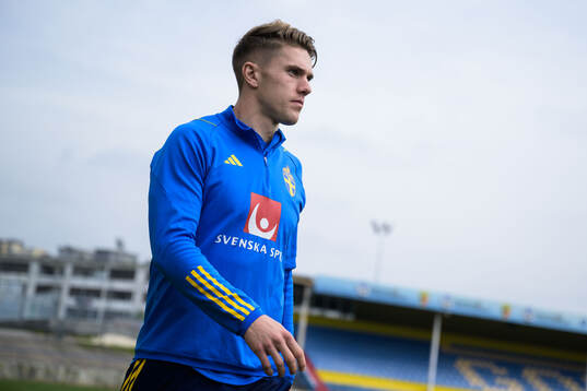 Viktor Gyökeres of the Swedish men's national football team