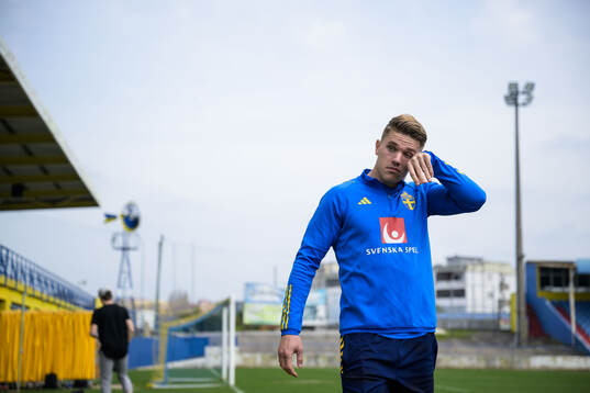 Viktor Gyökeres of the Swedish men's national football team