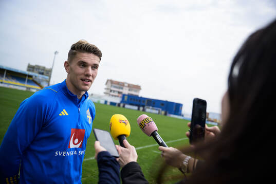 Viktor Gyökeres of the Swedish men's national football team