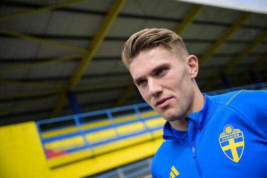 Viktor Gyökeres of the Swedish men's national football team